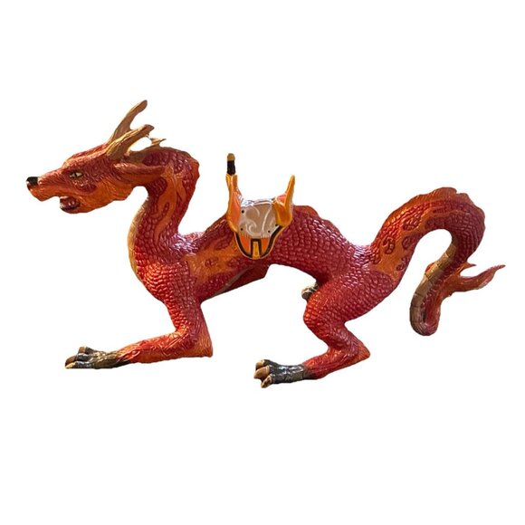 2010 PAPO FIRE RED ORANGE DRAGON FIGURE - Picture 2 of 10